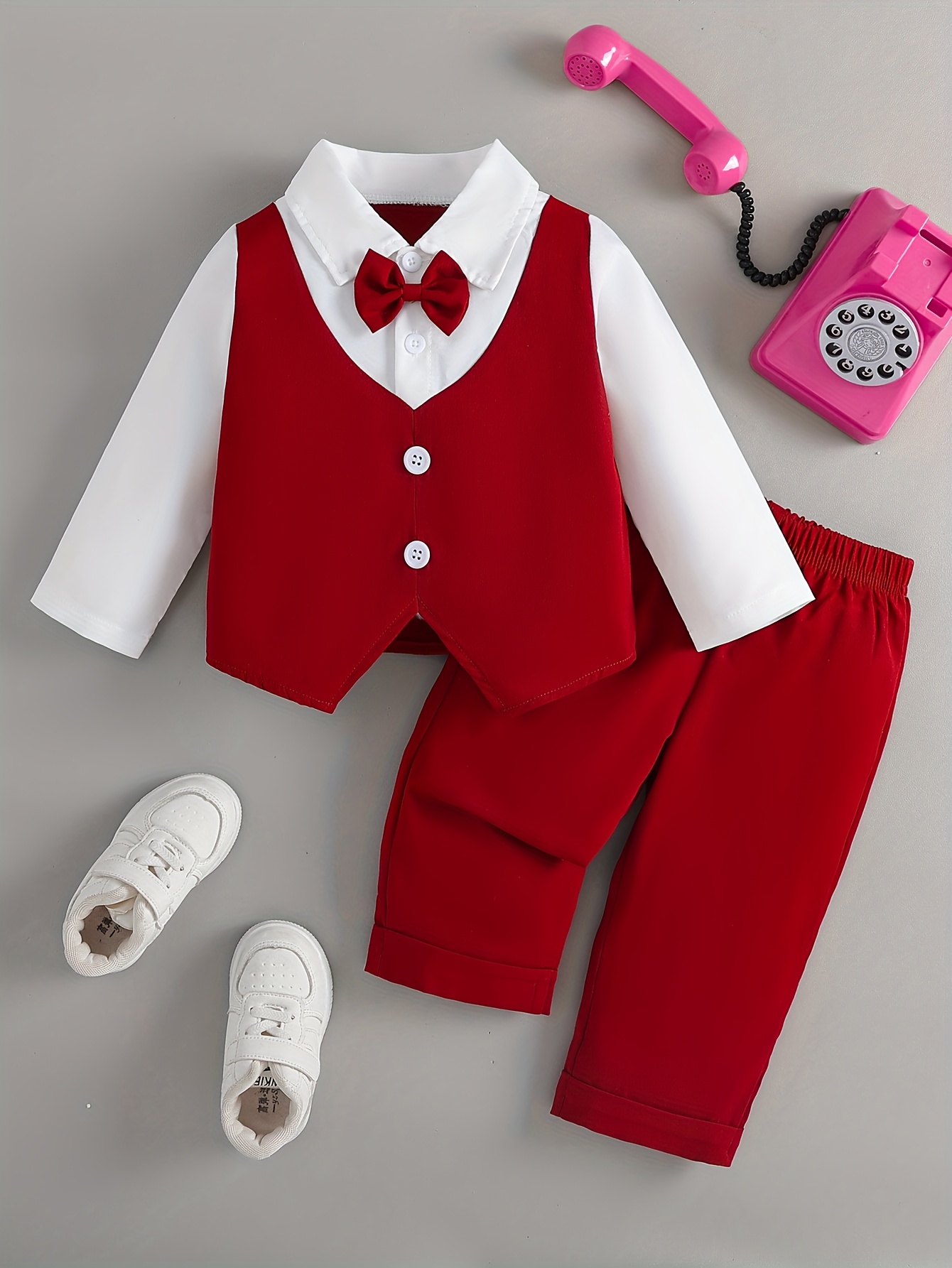   outfit for boys aged 0 3 years 2pcs set with long sleeves and half   suitable for birthday parties   back to   and     a great gift for outdoor Product details 0