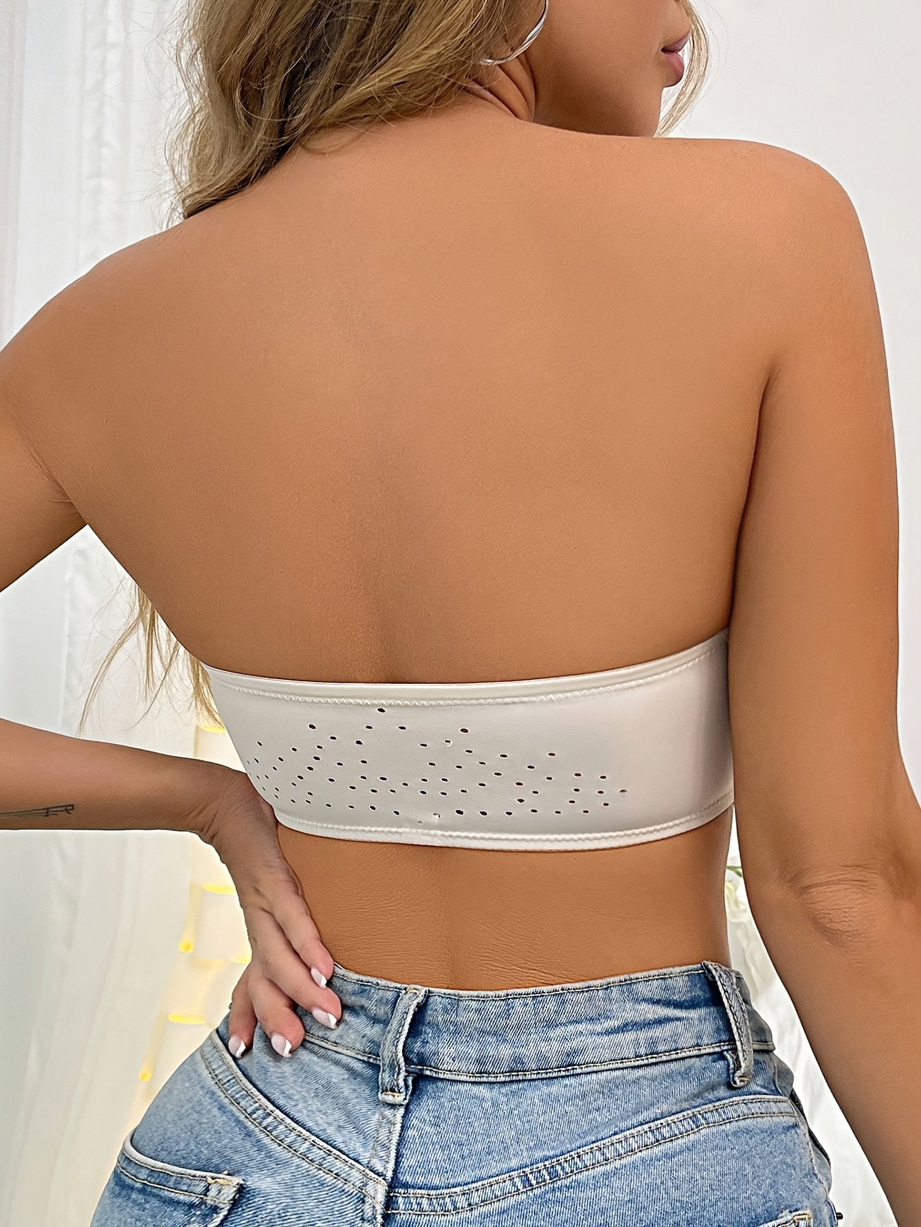 Lightweight And Easy Women'S Strapless Bra Without Underwire