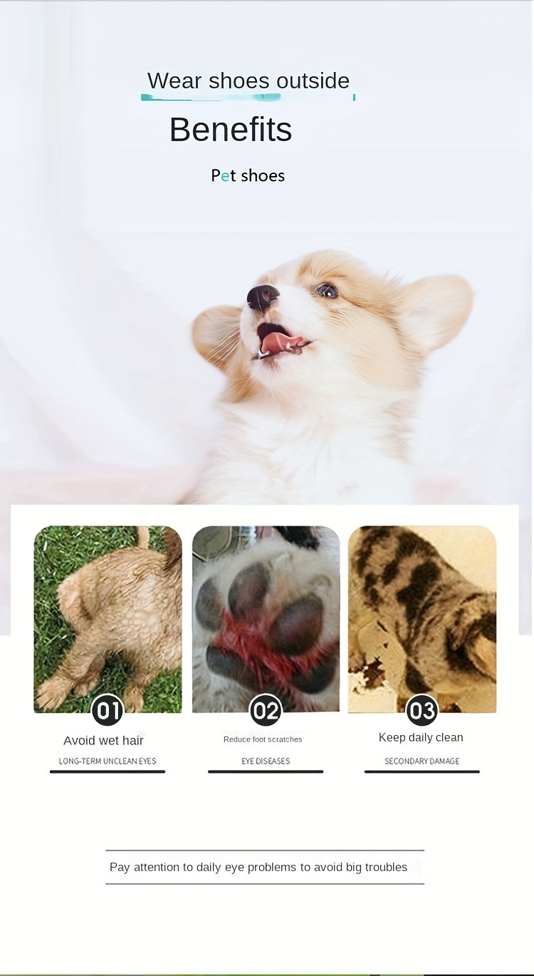 20pcs a Set of Pet Shoes, Pet Disposable Shoe Covers, Dog Anti-Dirty Shoes, Dog Walking Socks, Waterproof And Non-Slip Shoes