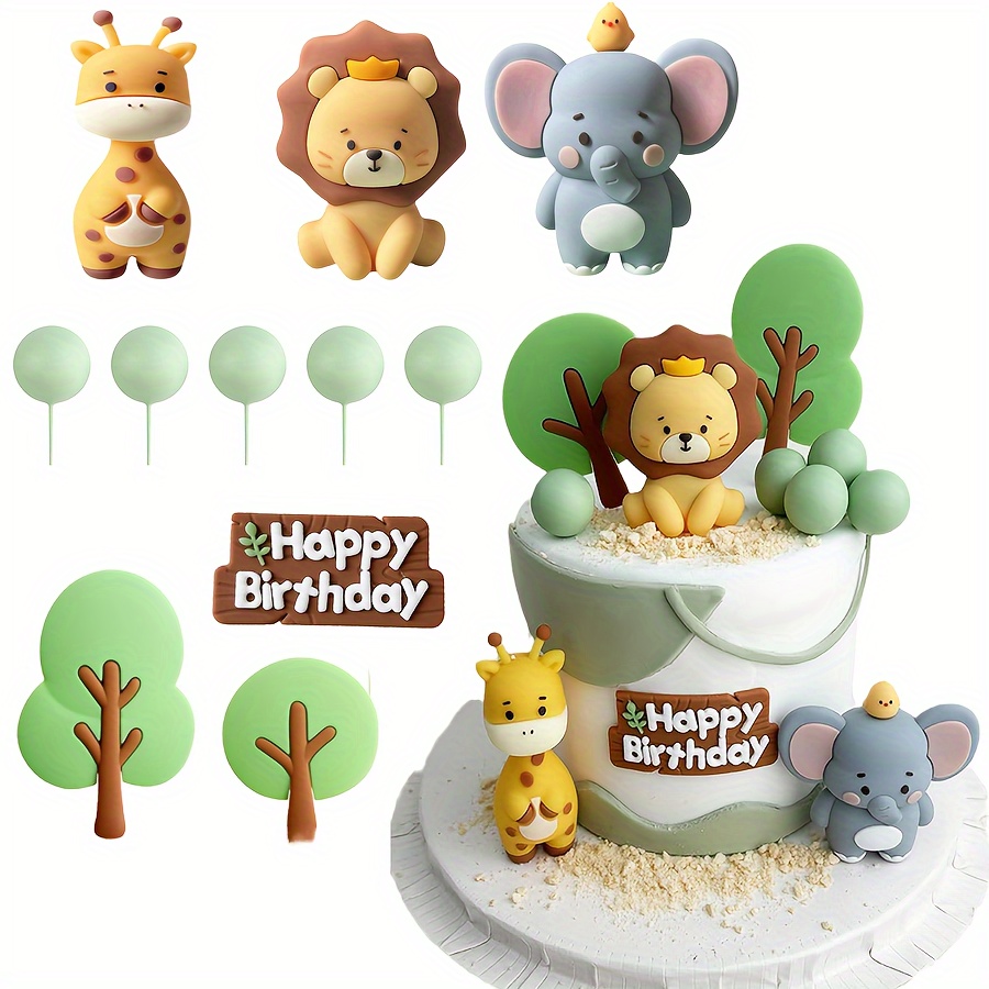 9-tlg. Hundebirthday Cake Topper Set – Niedliche Hundedeko Für Geburtstagstorte, Party-Deko Mit Haustier-Motiven