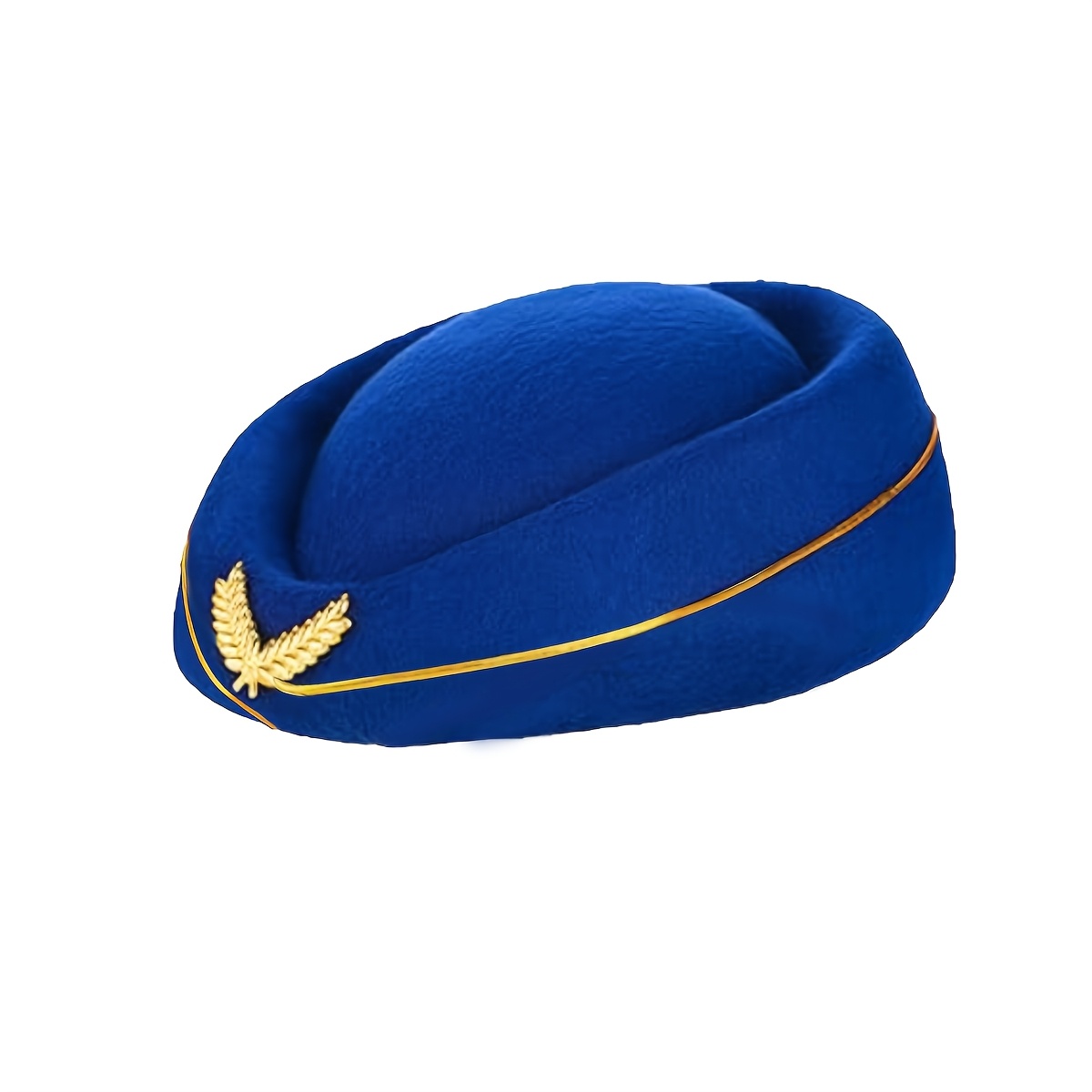 E-shop 1 Stück D Stewardess-Hüte für Damen – für Luftfahrt-Themenveranstaltungen, -Kostümpartys, klassisches Stewardess-Cosplay-Accessoire,
