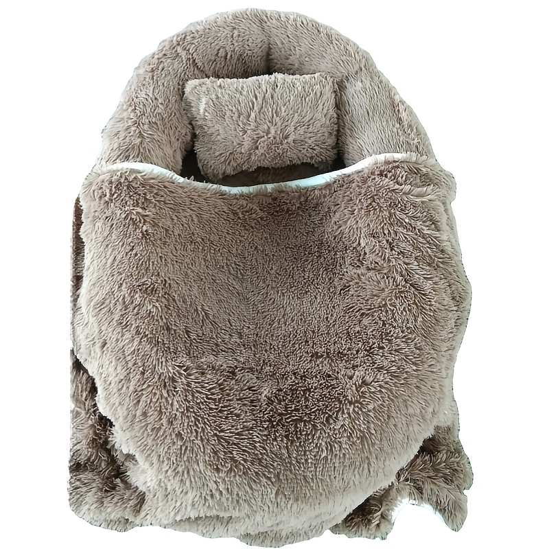 extra large orthopedic memory foam pet bed in a   design featuring a plush dog house   washable and   assembled suitable for cats and dogs providing     for   pets and their owners Product details 10