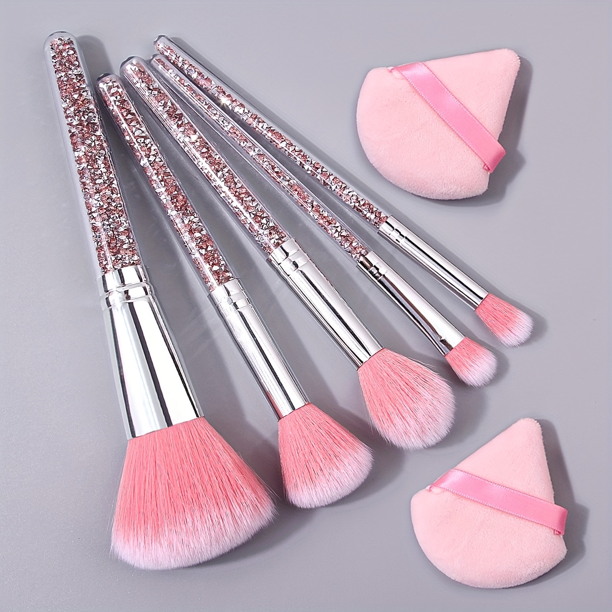 ヘアアクセサリー beautifulpeople Makeup Brush Hair Clip S Love Struck- 14Pcs Makeup Brush Set with Hairclip
