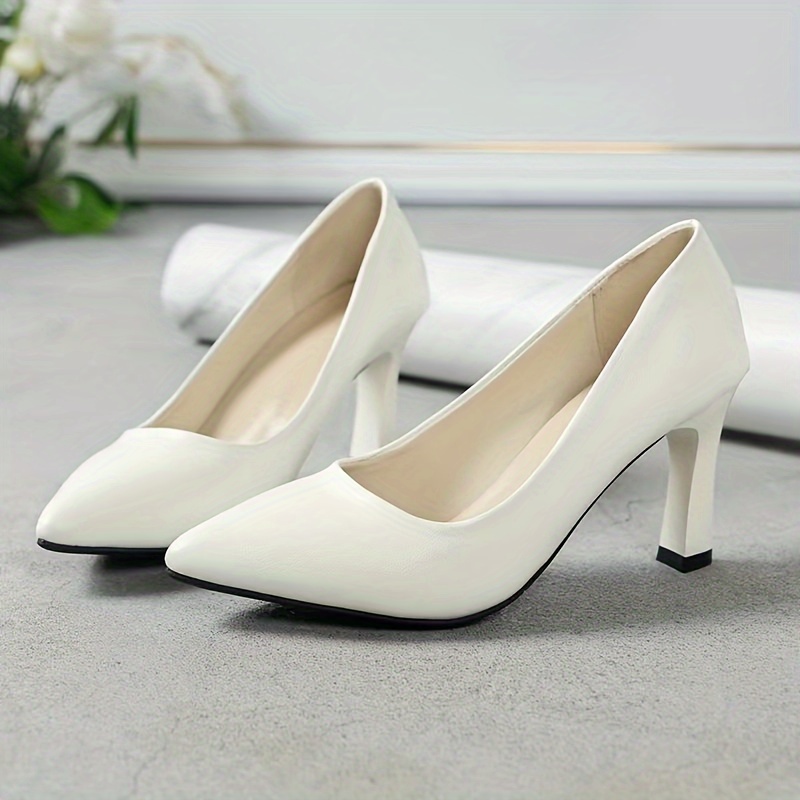 etiquette high heels womens upper soft sole stand a long - Temu