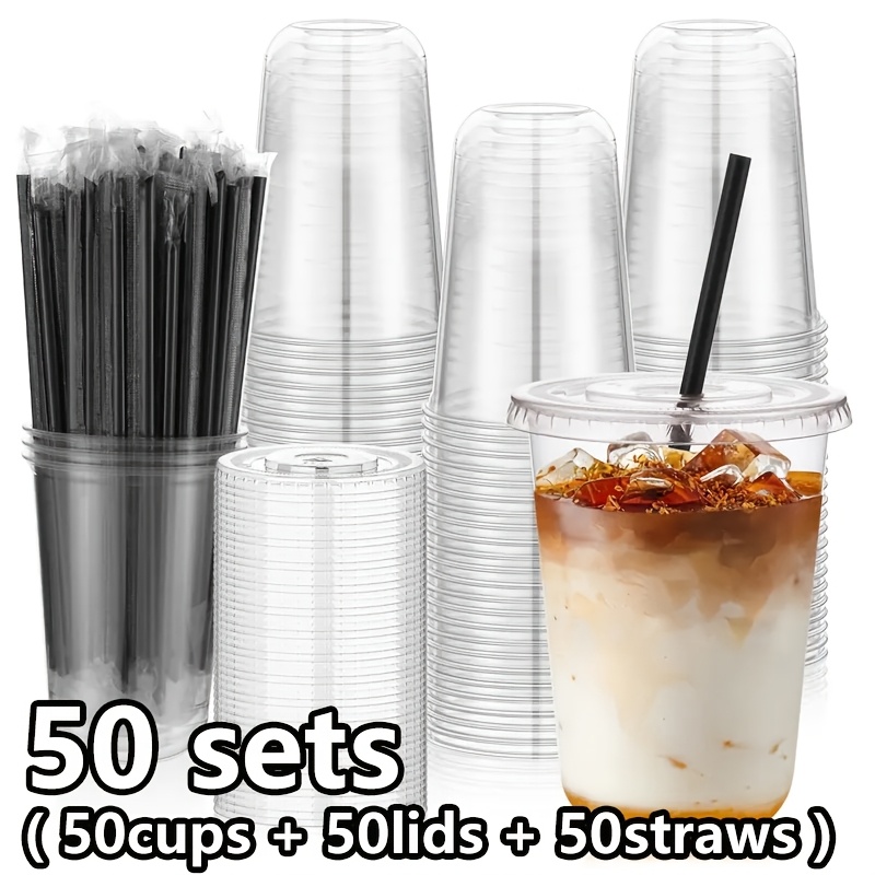 plastic iced coffee cups sold on Temu United States