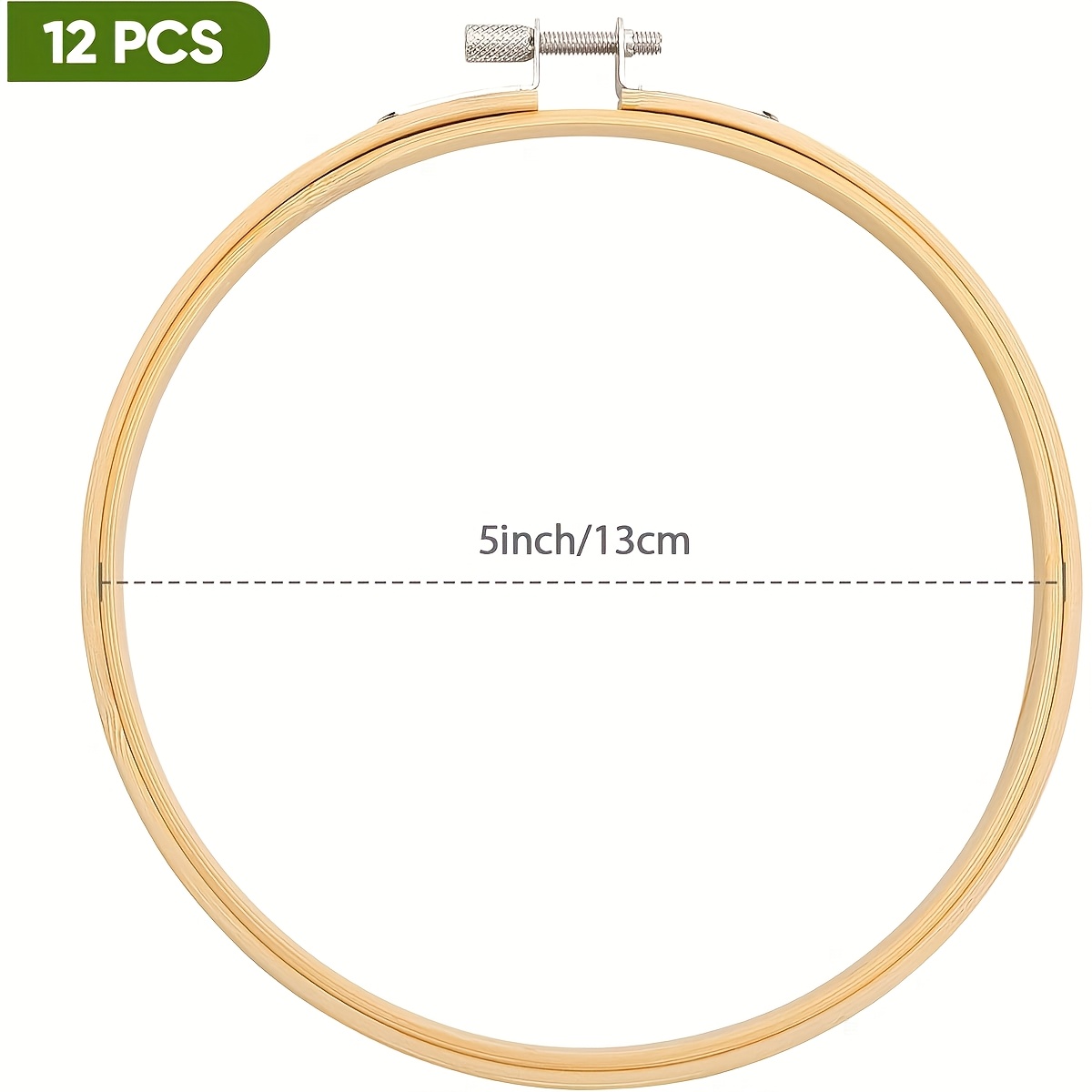 12pcs/Set 5-Inch Small Embroidery Hoops