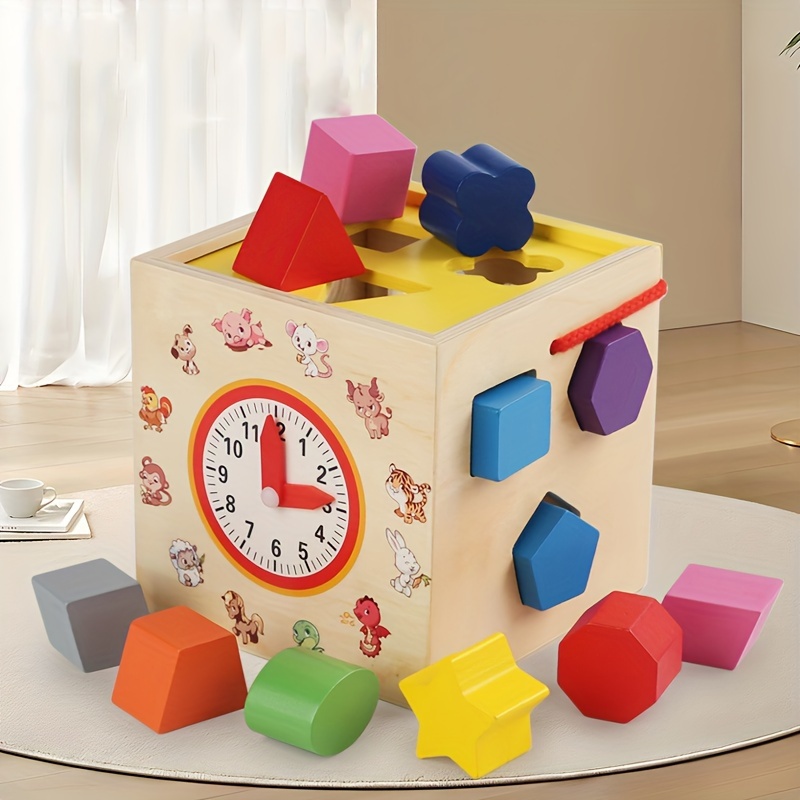 Puzzle Hidden Blocks Wooden Matching Blocks Puzzle - Temu United Kingdom