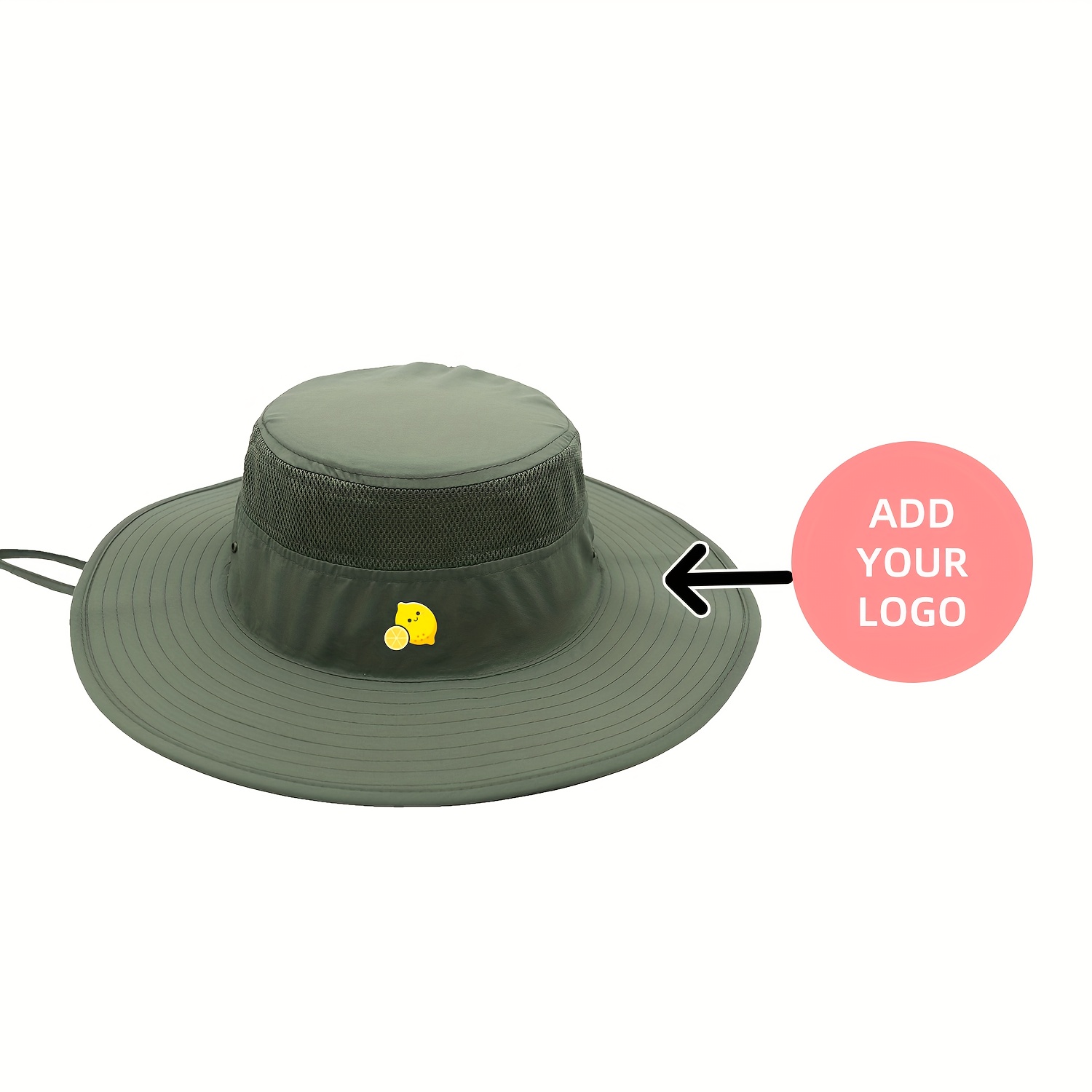 TEMU Custom Personalized Pattern Outfly Breathable Bucket Hat, 360Â° Breathable Mesh Fabric, Quick-dry Moisture-wicking Material, Suitable For Spring,