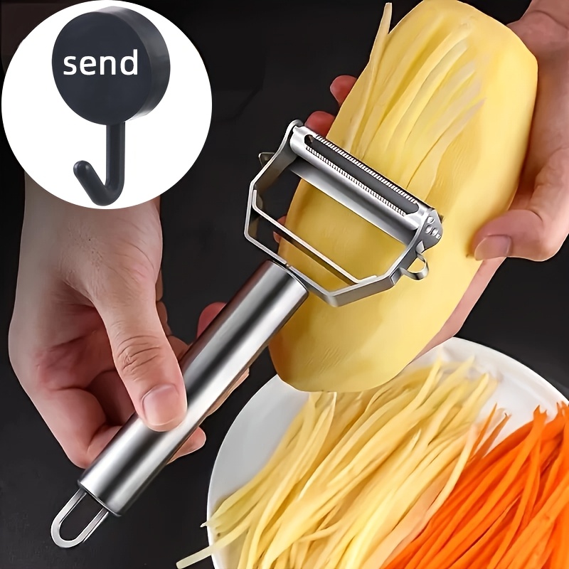 TEMU Fruit Peeler, Kitchen Vegetable Peeler, Potato Peeler, Vegetable , Fruit , Chopper, Multi-functional Vegetable Cutter, Melon Peeler, Peeling