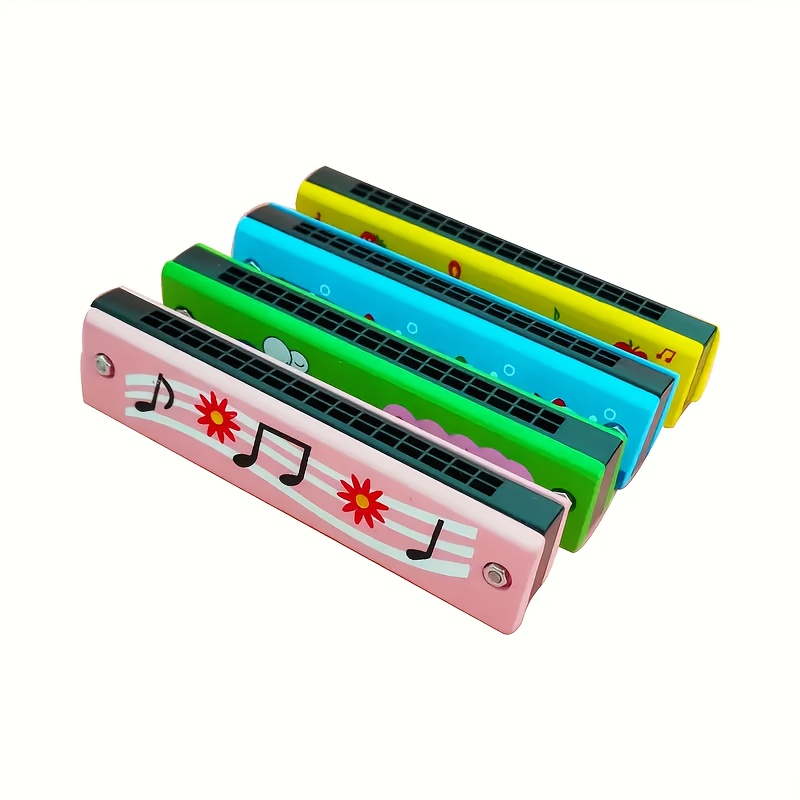16-Hole Harmonica Musical Toy for Youngsters - Perfect Beginner's Gift for Christmas, Halloween & Birthdays (Color Varies), Perfect for Winter, New Year