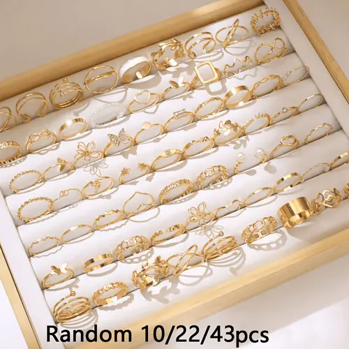 Stacking Rings Symbol jewelry rings sold on Temu United States