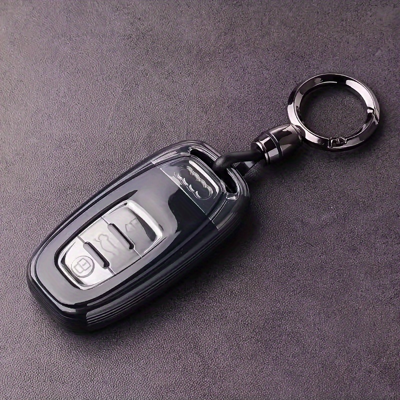 Car Key Fob Cover Full Protection Case Compatible With For A6 A7 A8 For Rs6 Q5 For Rs7 S5 S6 A4 Sq5 For Remote Protector Shell High-end Key Fob Cover For Men And Women