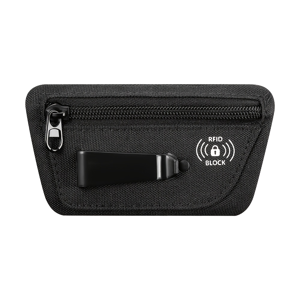 E-shop RFID Versteckte Clip Geldbörse Abnehmbarer Clip auf Stash Geld Gürteltasche Multifunktionale Kreditkarte/ID Halter für Frauen und Männer