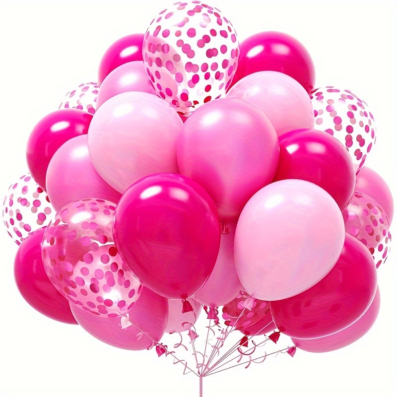 

32pcs, Pink White Hot Pink Latex Balloons, Wedding Decor, Birthday Party Decor, Anniversary Decor, Graduation Decor, Holiday Decor, Mother's Day Decor, Indoor Outdoor Decor, Home Decor, Room Decor