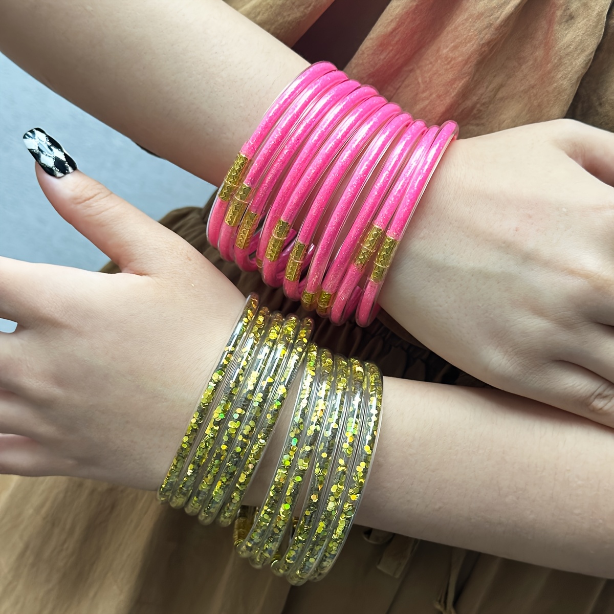 glass bangles sold on Temu Australia