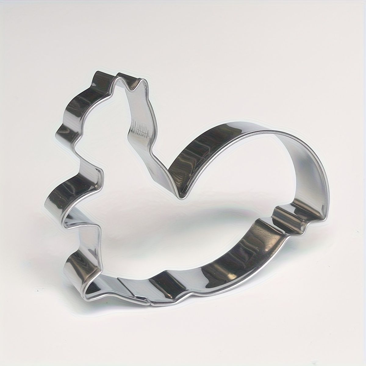 1pc Squirrel Cookie Cutter, Stainless Steel 3.5in, Diy Baking Mold