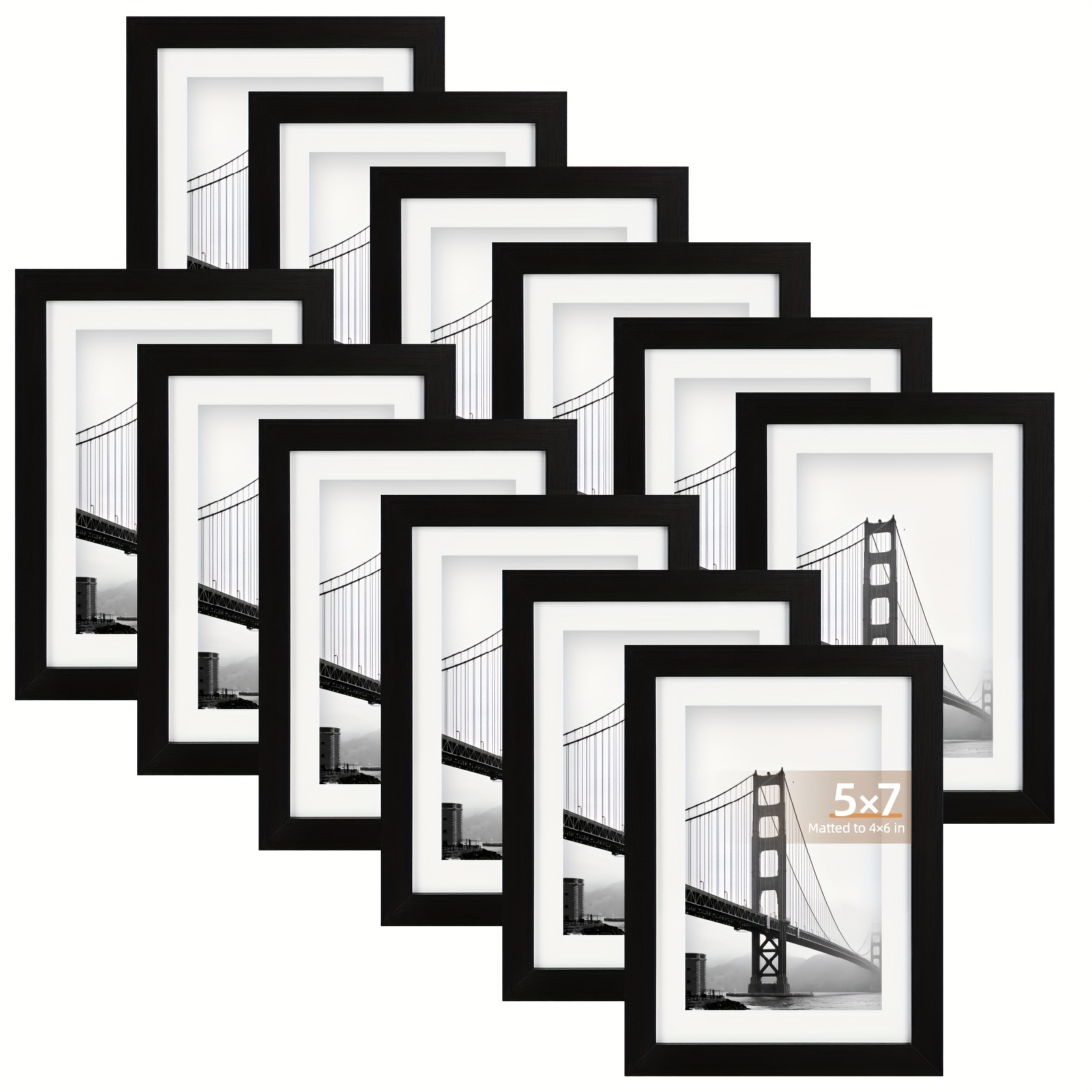 picture frame set of 12 24 picture frames photo board display pictures multi photo frames collage for wall or tabletop display suitable for   and office black 4x6 5x7 8x10 for halloween and christmas