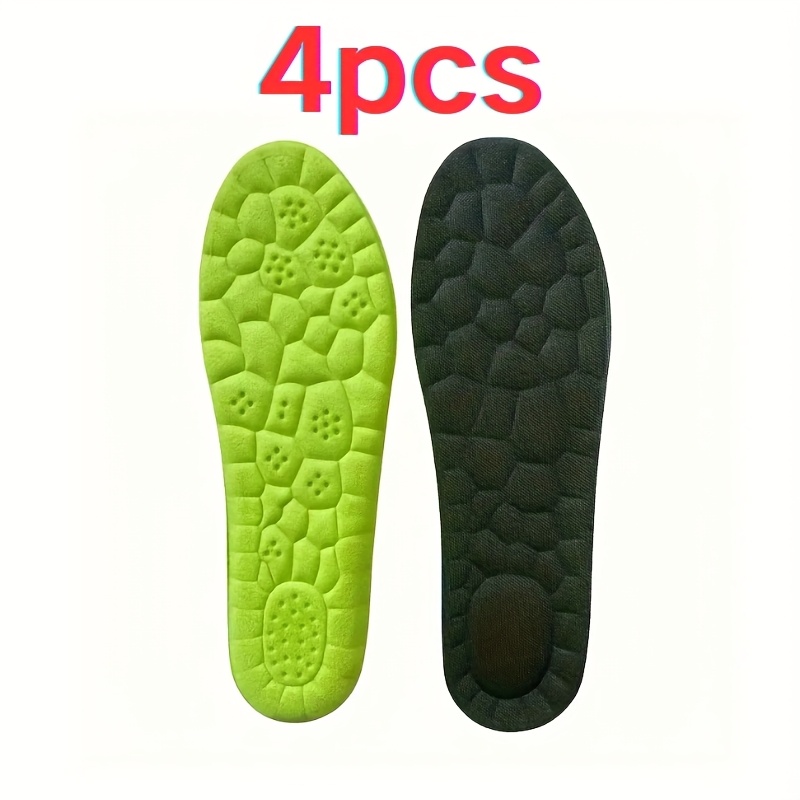 TEMU 4pcs () Sports Comfortable Soft Breathable Insoles, Daily Shoe Accessories For Men And Women, Foot Care, , Foot Care Products, Foot Care