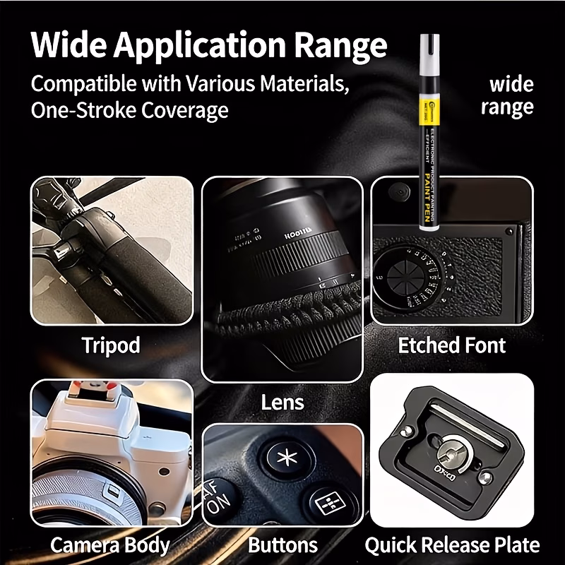 penna fotografica - penna di riparazione multifunzionale , adatta per corpi di fotocamere , mirriless e action camera, copre efficacemente le di vernice, originale, facile da , da trasportare Dettagli dell'articolo 4