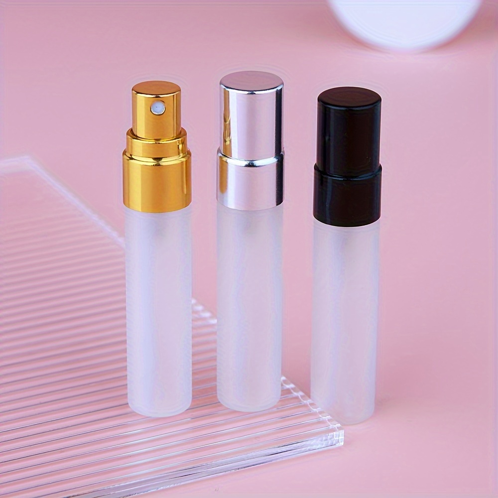 50 Units/pieces Frosted Perfume Spray Bottle With Electroplated Aluminum  Spray Head, Frosted Glass Perfume Bottle With 14mm Thin Tube And Pull-out  Cap