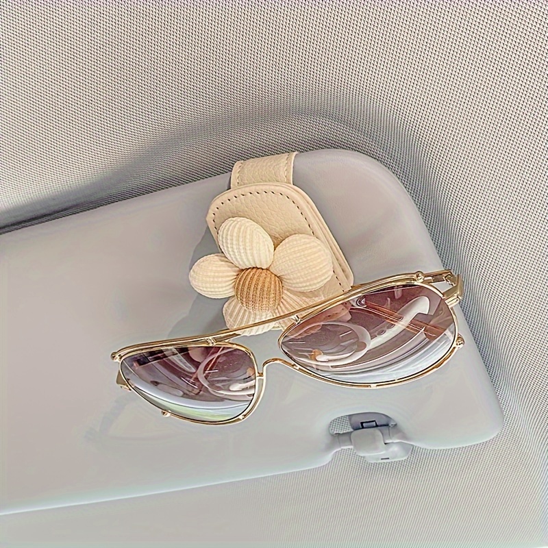 

Magnetic Glasses Clip, Car Sunshade Holder, Multi-functional Ticket Holder, Exquisite And Compact, , For Women Car Accessories