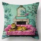 4pcs whimsical animal print pillow covers 17 72 x 17 72 inches polyester machine washable with zipper closure vibrant zebra for sofa car bedroom decor bedroom accent piece contemporary style zippered pillowcas