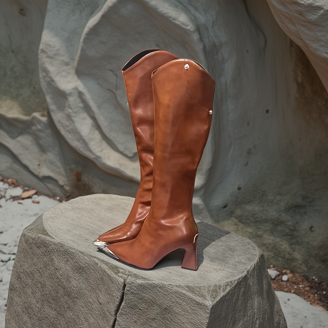 botas tobillo tacón mujer botas largas Temu Ecuador