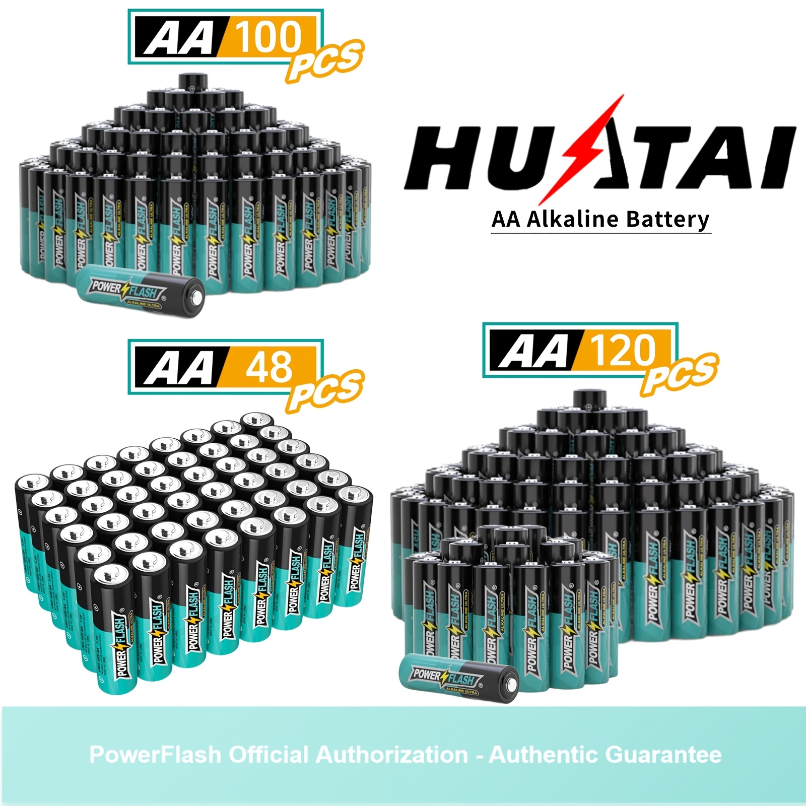 

Huatai Aa 100pcs Long- Batteries, , Lr06 High-performance Battery For Home, Work, Device