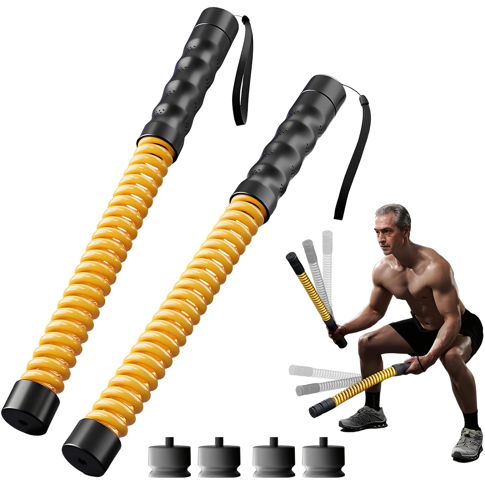 Image of Weighted Cordless Rope, Heavy Duty Portable Cordless Ropes, Suitable For Home Gym, Used For Strength Training, And Cardio.