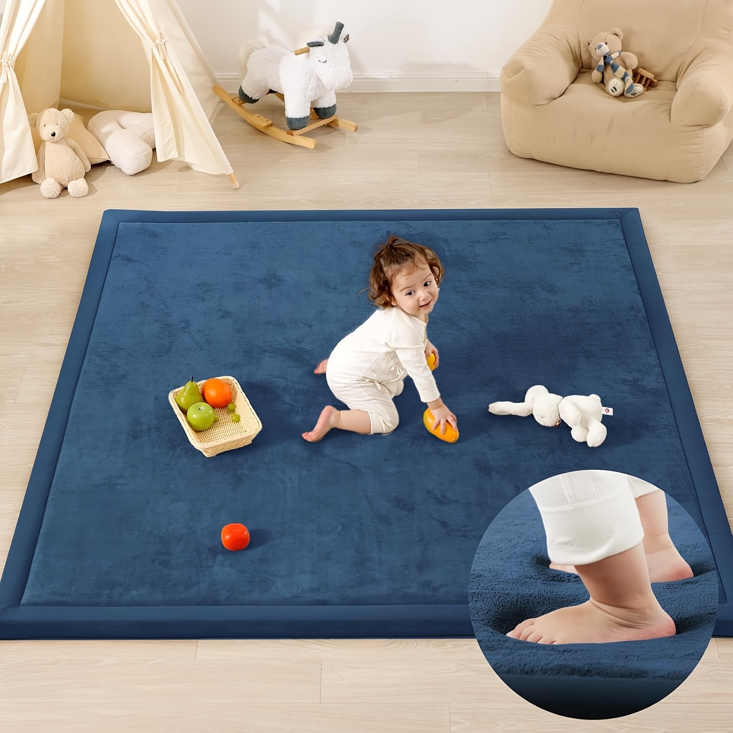 1pc japanese tatami mat coral velvet mat baby play - Temu