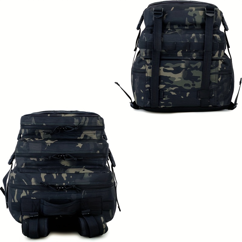 [Tactical Backpack] WUIGONG 45L Tactical Backpack | Durable Polyester, Molle System, Multi-Compartment Outdoor Bag for Camping, Hiking, Trekking & Daypack with Laptop Sleeve