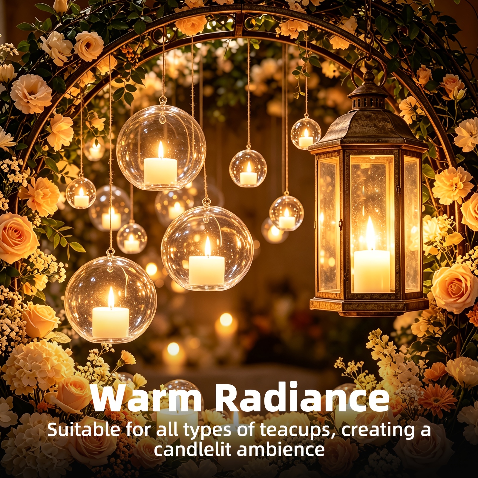 LED Tea Lights - Portable, Battery-Operated, Remote-Controlled
