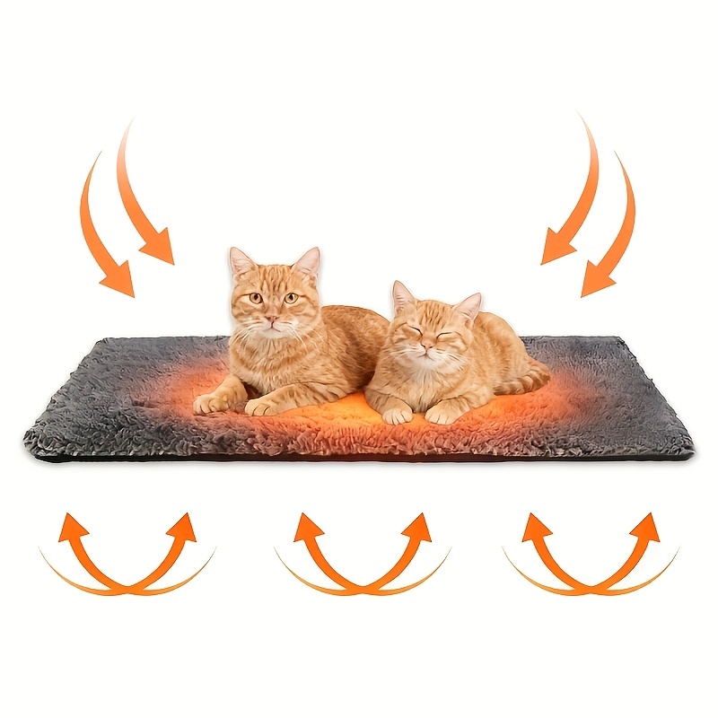 TEMU Ultra-warm Cat Bed And Dog Mat - Removable And Washable Non-slip Warm Pet Bed, Low-maintenance Warm Pad, Suitable For Indoor/outdoor, Soft Cover