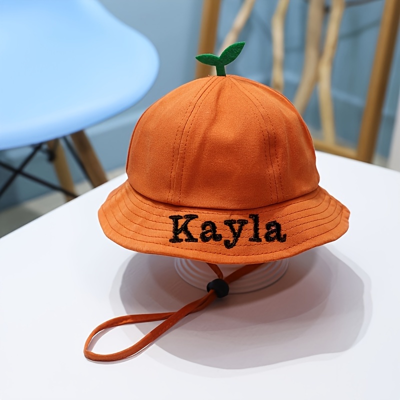 TEMU 【名入れ刺繍】カスタム バケットハット。無地のつば付き帽子で、メンズ・レディース兼用。普段使い、キャンプ、釣り、旅行に最適。丈夫で快適なデザインのカジュアル帽子。