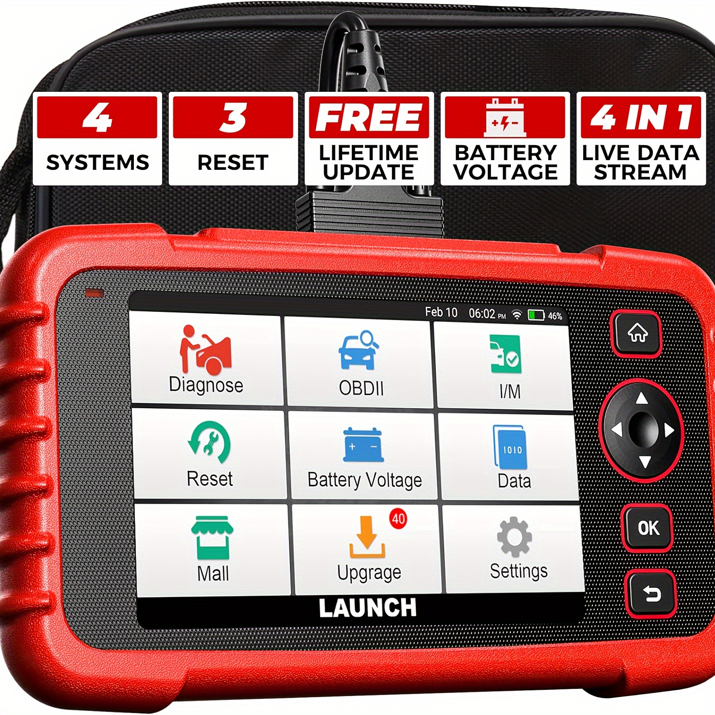 

Crp123x Car 2024 Free Diagnostic Tool 3 Sas//, Abs Srs Engine Auto Vin