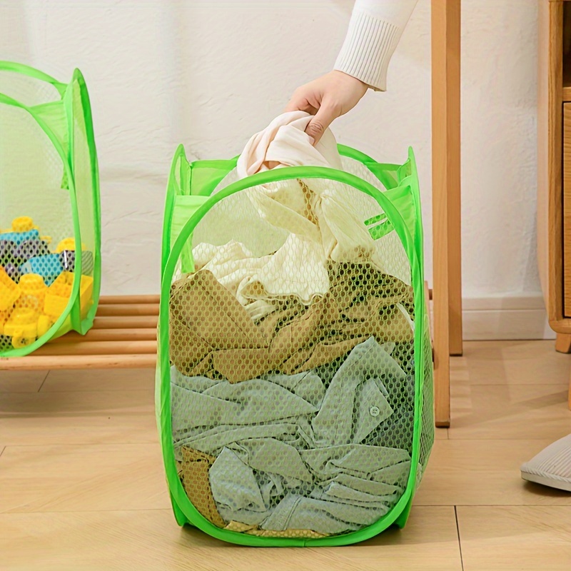 1pc collapsible laundry organizer sturdy handles foldable Temu