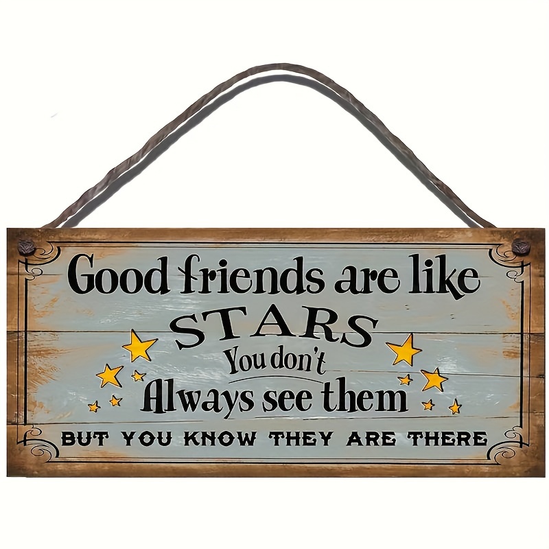 

[customer ] Cozy Vintage, Wooden Plaque - ' Are Like Stars' - Inspirational Decor, Vintage , Perfect Gift Idea