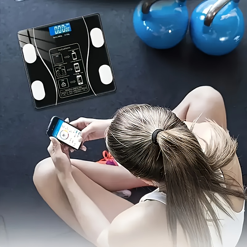 a scale with wireless function battery powered wireless weight scale aaa non rechargeable batteries not included suitable for home and office use gift giving details 5