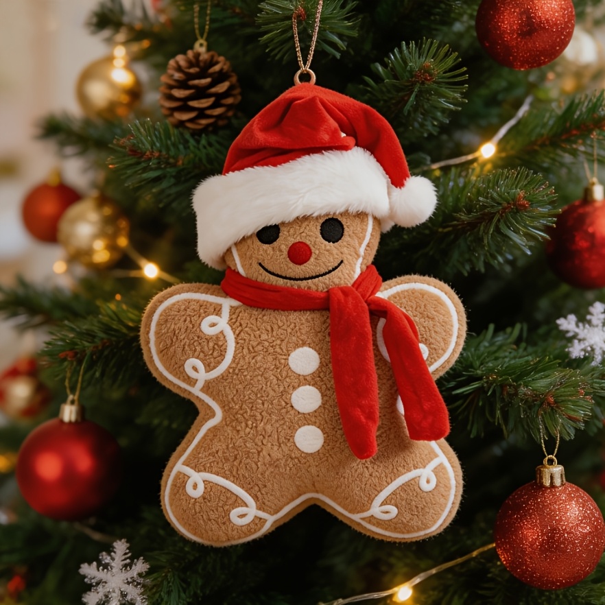 Gingerbread Plush Christmas Stuffed Toy