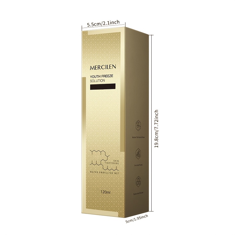 MERCILEN Collagen Boosting Makeup Spray - Hydrating & Moisturizing with Shea Butter, Hyaluronic Acid & Niacinamide, Fragrance-Free for All Light Beige Types, Men & Women, Daily Skincare, Sleek Bottle Design, Niacinamide Enriched - Image 5