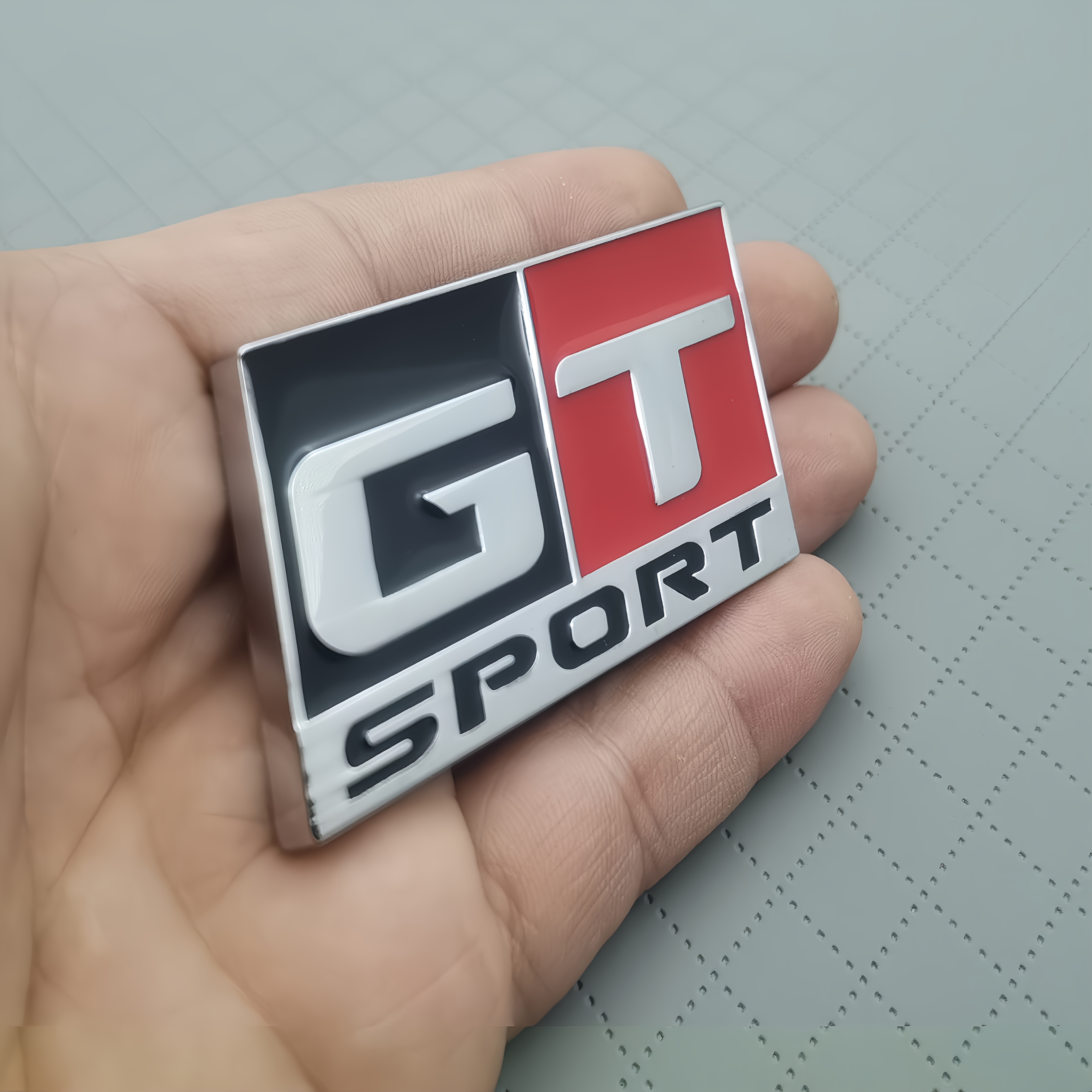 TEMU 1 adesivo 3D in metallo per logo auto, adesivo portellone posteriore auto, decorazioni e accessori per lo styling della auto