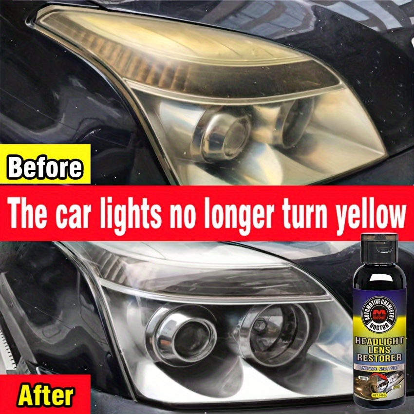 

5.07oz Car Headlight - Brightens & Cleans Yellowed For