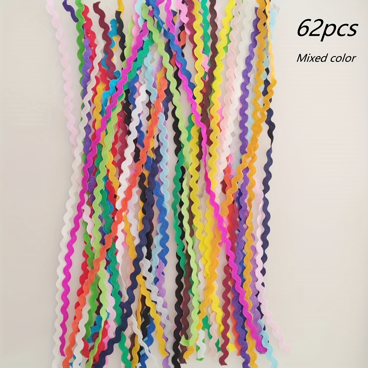 E-shop 31 Stück/62 Stück Wellenspitze Spitze, S-förmige Farbige Bandspitze, Geeignet für Heimdekoration, Festgeschenk-Dekoration, DIY-Bastelarbeiten,