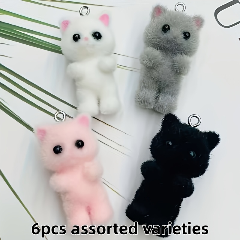 TEMU 6pcs Random Pendants, Suitable For Making, Bracelets, Necklaces - The Perfect Handmade Gift For Beginners And - Jewelry Accessory Charms