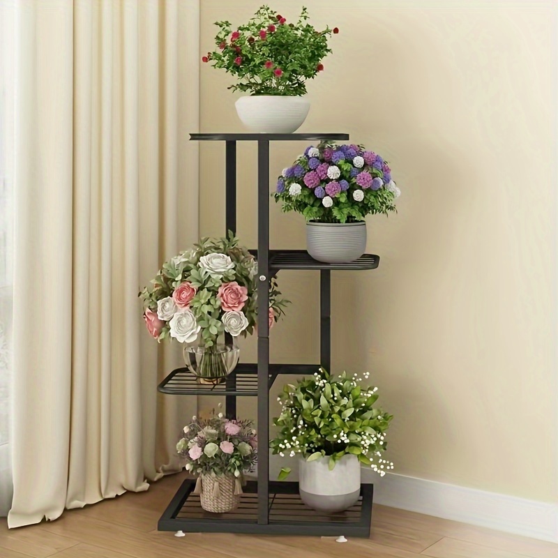 

33-- Stand Metal Plant Stand 4- 5-pot Display Stand Pot Display Stand Pot Organizer Suitable For