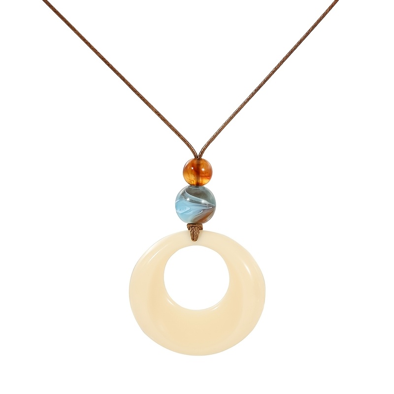 1pc European And Pendant Decorative Necklace, Versatile Everyday Pendant Necklace For Women