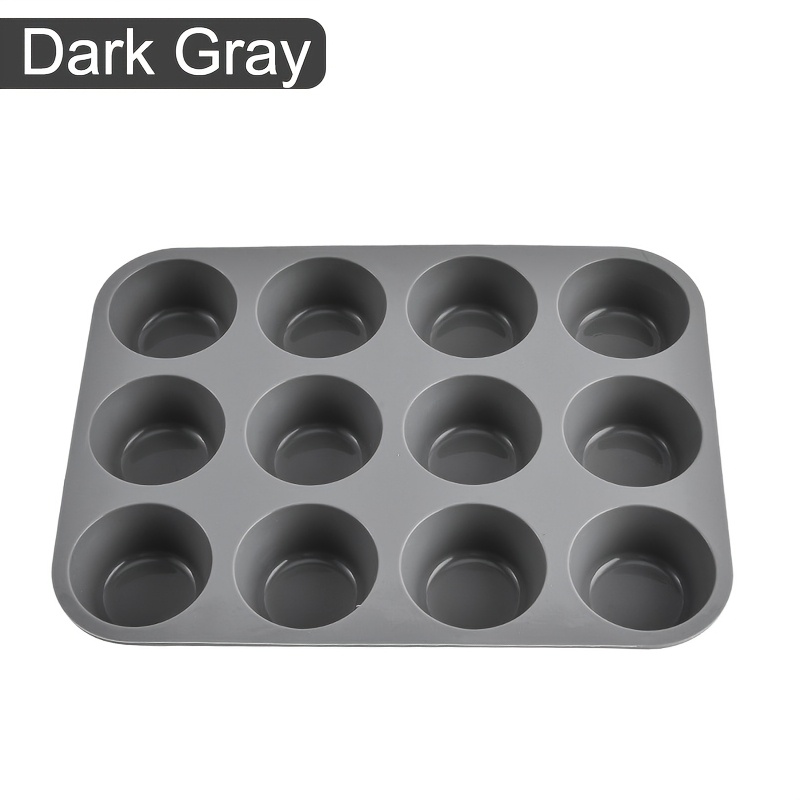 Best-Selling Large Muffin Baking Tray, Thick Silicone Cake Molds, 12-Cup Silicone Cake Molds, Large Muffin Pans, Silicone Round Baking Cups, Macaron Baking Tools, Silicone Muffin Trays, 12-Cup * Giant Cake Molds for Baking, Bpa-Free * Silicone Baking Trays, Dishwasher Safe, Microwaveable (* in *) Christmas Gift.