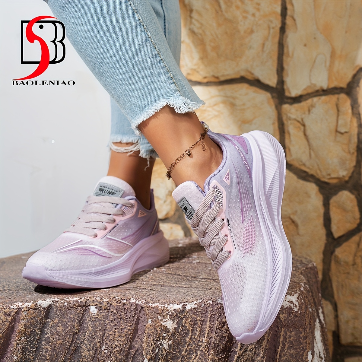 Calzado Deportivas Color Pastel Rosa Tenis Fila Disruptor Mujer