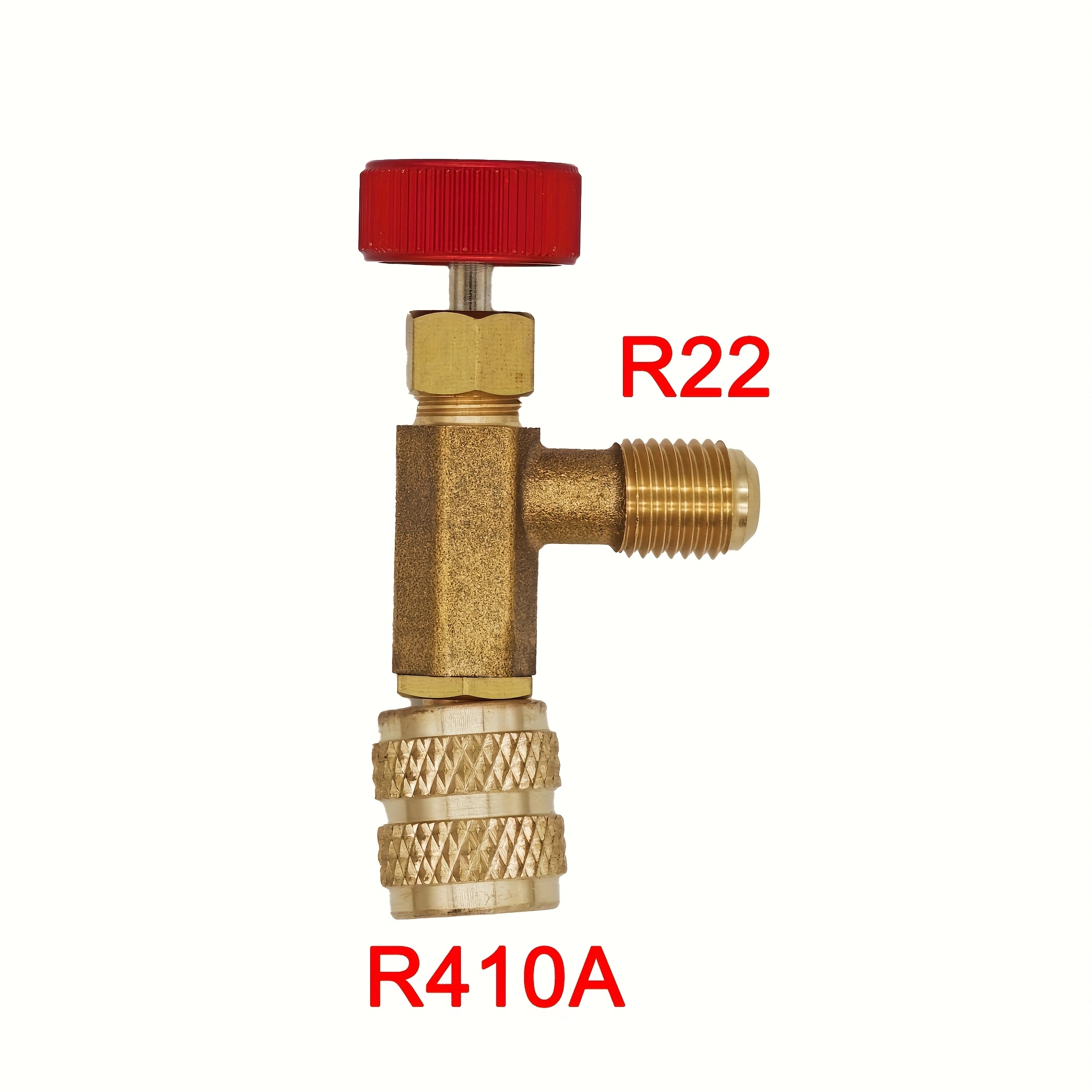 Image of Liquid R410a R22 Air Conditioning Refrigerant 1/4" Safety Adapter Refrigerant Charging Valve Liquid R410a R22 Air Conditioning Refrigerant 1/4 "safety Adapter Air Conditioning Repair And Fluoride