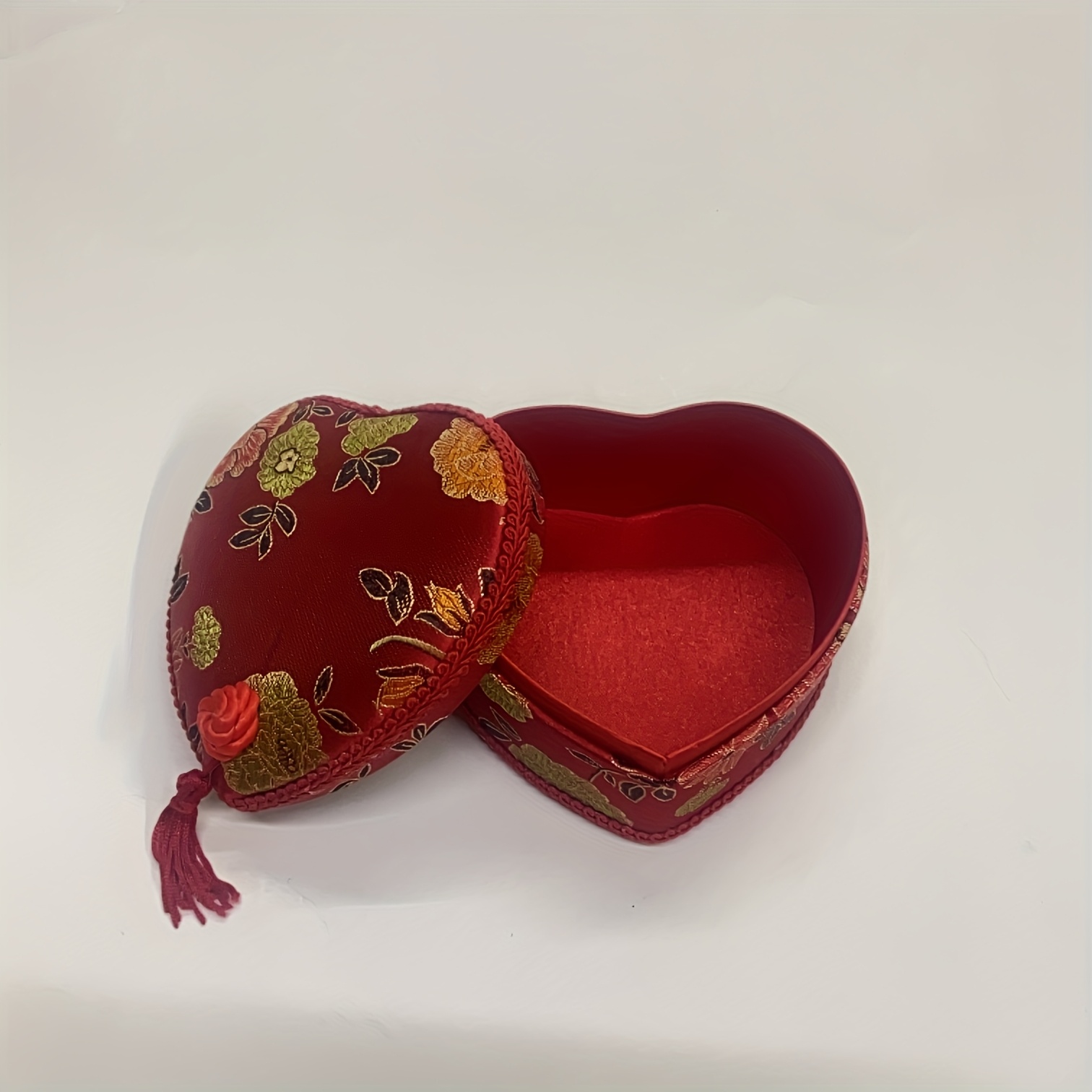 Portable Floral Design Storage Box for Bracelets and Small Items